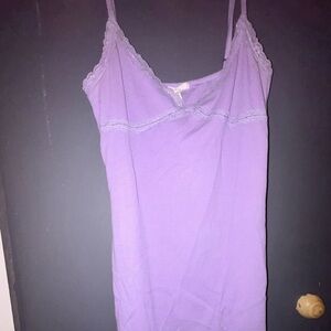 Full Tilt Purple Slip Midi Dress Spaghetti Strap